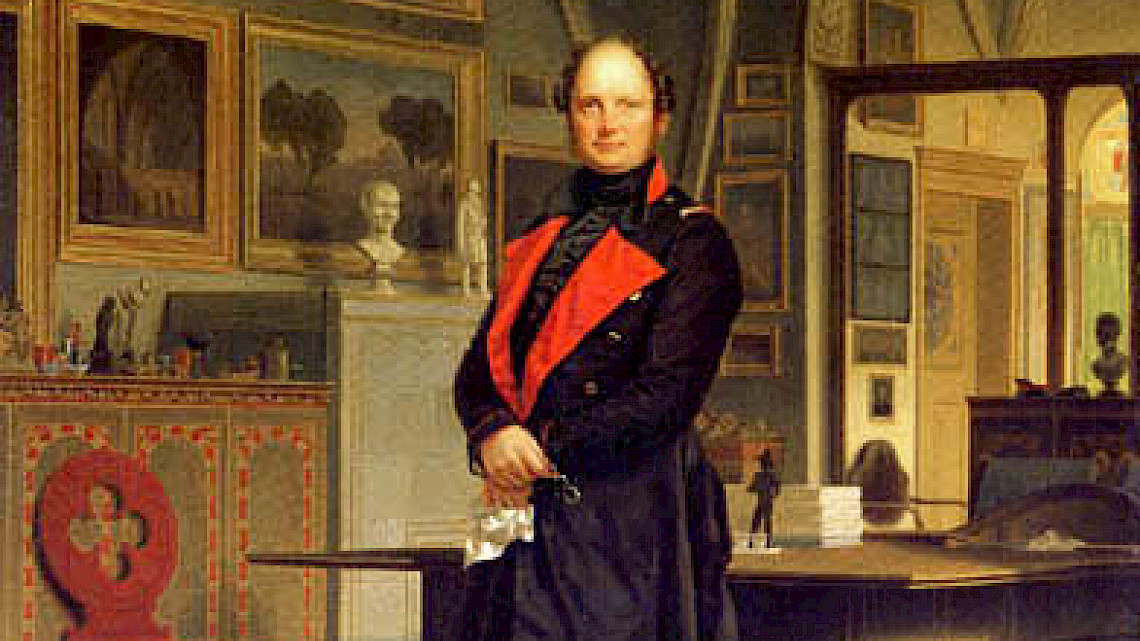 Friedrich Wilhelm IV. in seinem Arbeitszimmer